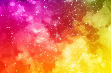 Plexus fantezi teknolojisi ve orijinal dijital sanat eserleri ile mühendislik hareket arkaplanı