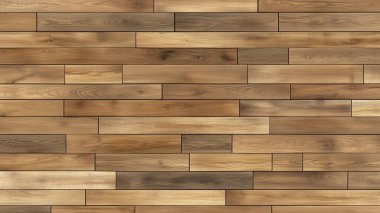 Kusursuz meşe ağacından parke döşeme döşeme dokusu değişken kalasları gösteriyor, arka plan ve gerçekçi çizimler için mükemmel.