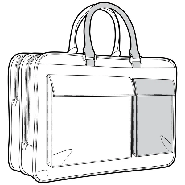 Hand Drawn Doodle Bag Vector Illustration — Stock Vector
