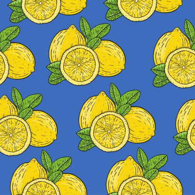 Kireç ve limon pürüzsüz PATTERN VECTOR