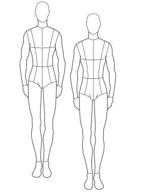 ERKEK VE ÇOCUKLAR KRI VE MANNEKİN YÜKSEK VECTOR