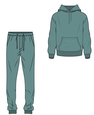 Eşofman üstü ve botlar, UNISEX VECTOR 'a ayarlandı.
