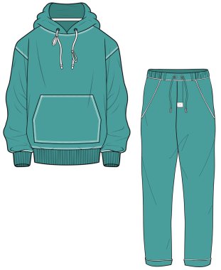 Eşofman üstü ve botlar, UNISEX VECTOR 'a ayarlandı.