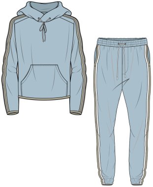 Eşofman üstü ve botlar, UNISEX VECTOR 'a ayarlandı.