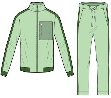 Eşofman üstü ve botlar, UNISEX VECTOR 'a ayarlandı.