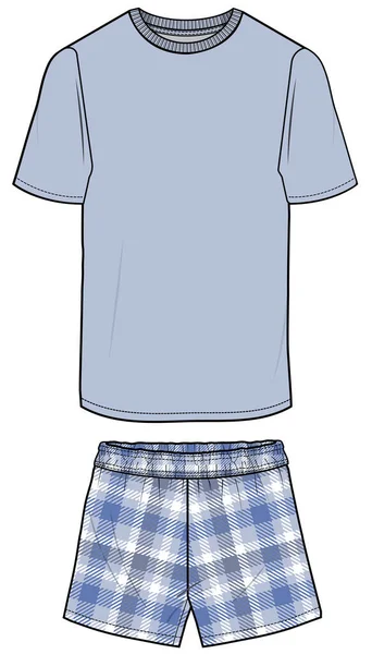 Vector Illustration Pajama Set — Stock Vector