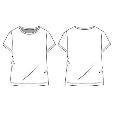 UNISEX İÇİN GRAFİK T Tişörtler Düz Skeç