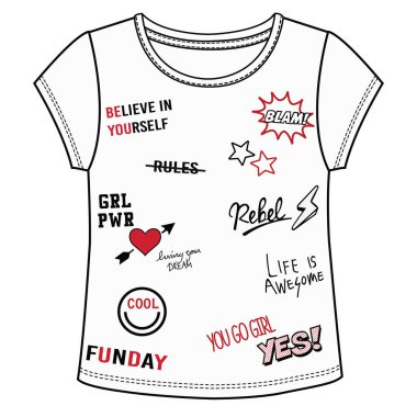 KIZ KIZ TEES DESIGN VECTOR