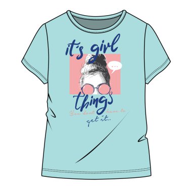 KADINLAR VE KIZ İÇİN GRAFİK T Tişörtler