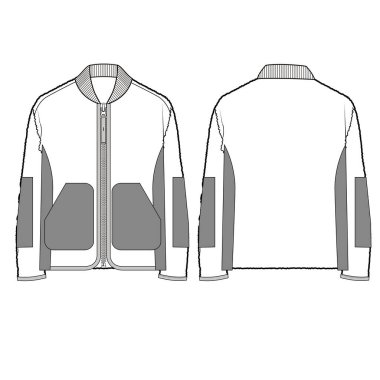 Ceket vektör resimleme arkaplanı