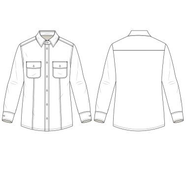 gömlek vektör illüstrasyon arka planı