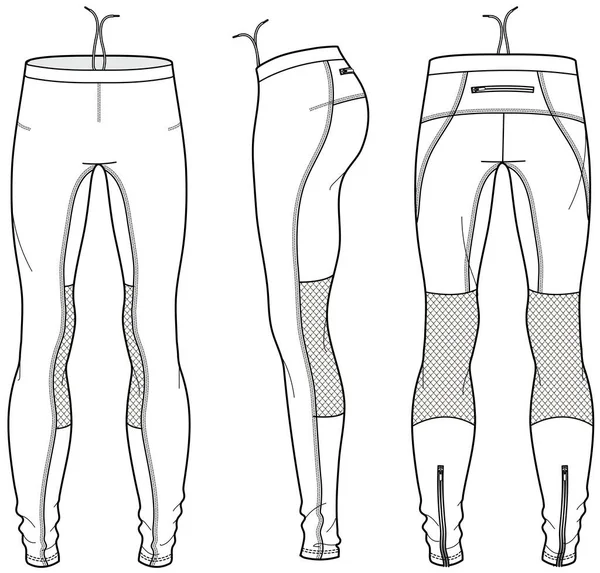 Tight Leggings Vector Illustration — Stock Vector