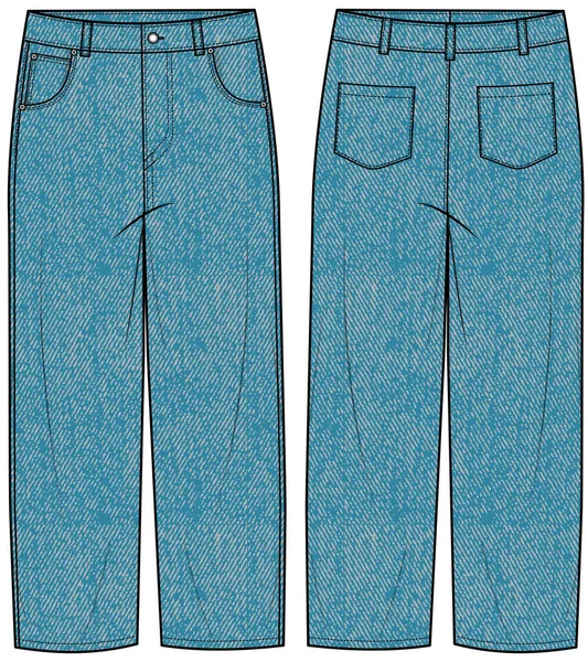 Pantalones Vector Ilustración Fondo — Vector de stock