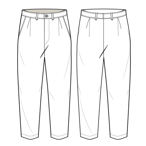 Pantaloni Vettore Illustrazione Sfondo — Vettoriale Stock