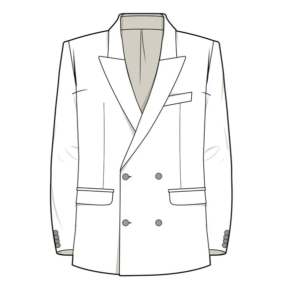 Jacket Vector Illustratie Achtergrond — Stockvector