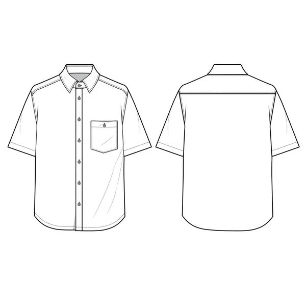 Košile Vektorové Ilustrace Pozadí — Stockový vektor