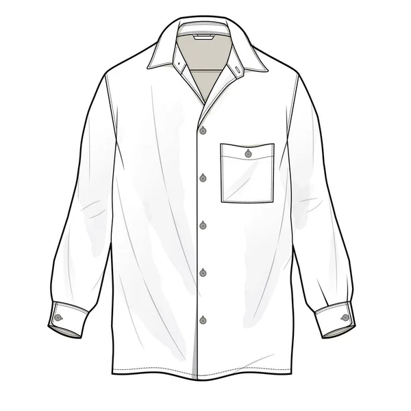 Shirt Vector Illustratie Achtergrond — Stockvector