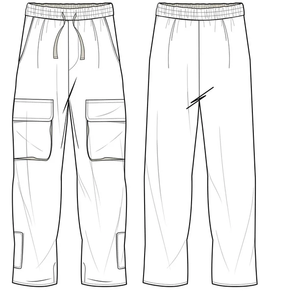 Pantolon Vektör Resimleme Arkaplanı — Stok Vektör