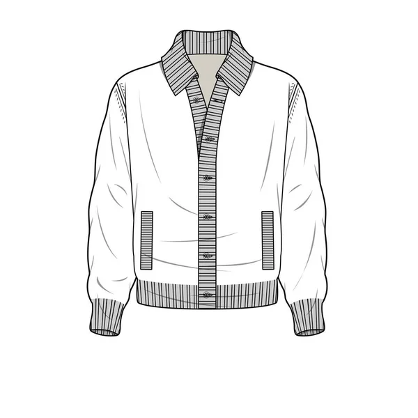 Pullover Vektor Illustration Hintergrund — Stockvektor