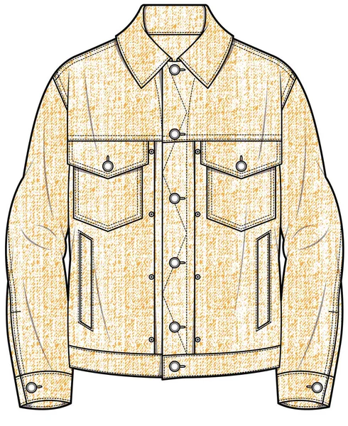ジャケットベクトルイラストの背景 — ストックベクタ