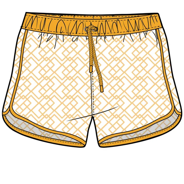 Pantaloncini Vettore Illustrazione Sfondo — Vettoriale Stock