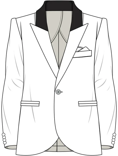 Belted Suit Vector Illustration Background — Stock Vector