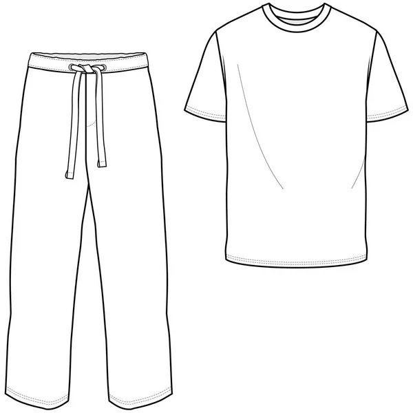 Pajama Vector Illustration Background — стоковий вектор