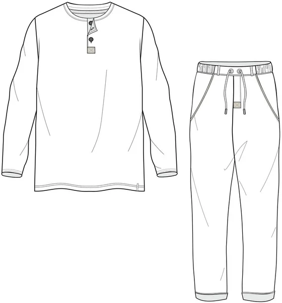 Pajama Vector Illustration Background — стоковий вектор