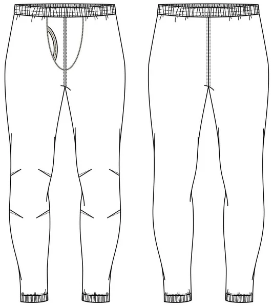 Illustrazione Vettoriale Stretta Leggings — Vettoriale Stock