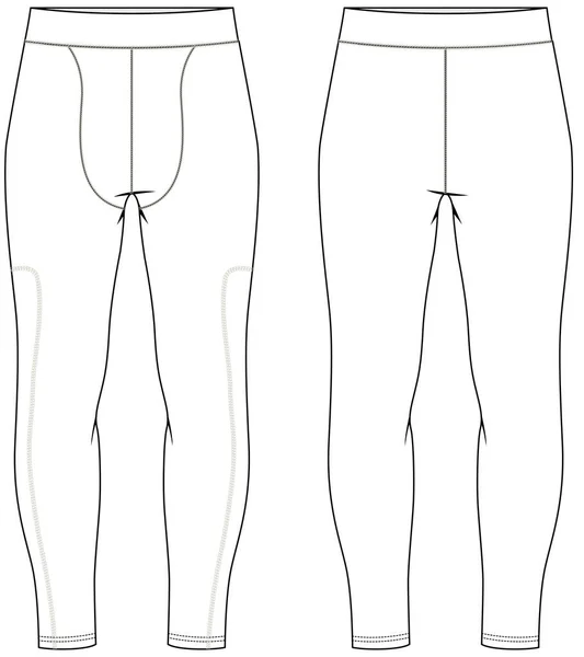 Ilustración Vectorial Apretado Leggings — Vector de stock