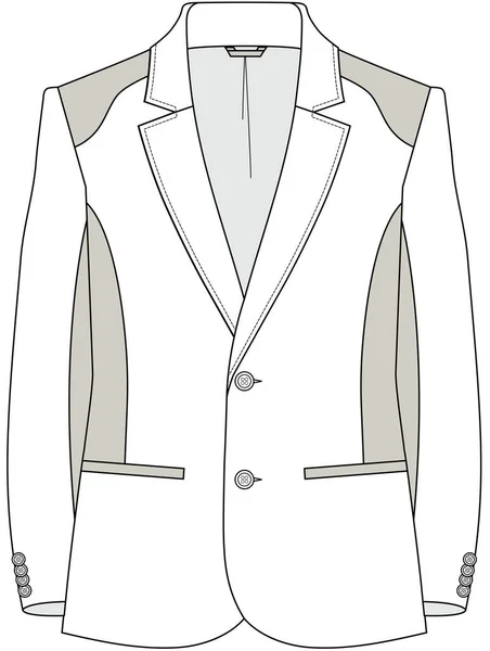 Jacket Vector Illustration Background — Stock Vector