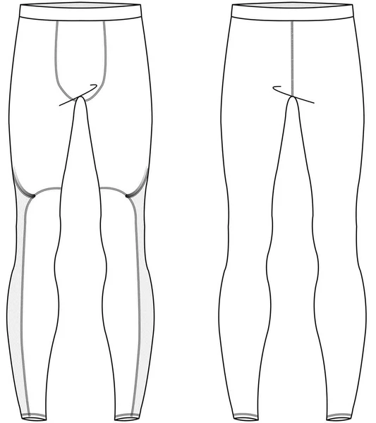Enge Oder Leggings Vektor Illustration — Stockvektor