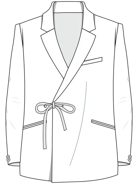 Jacket Vector Illustration Background — Stock Vector