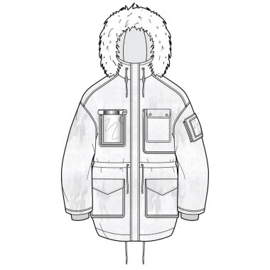 MEN PUFFER VECTOR SÜRENİYONU 