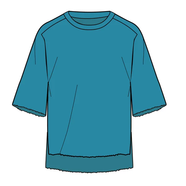 Men Shirt Verbindung Setzen Vektor Illustration — Stockvektor