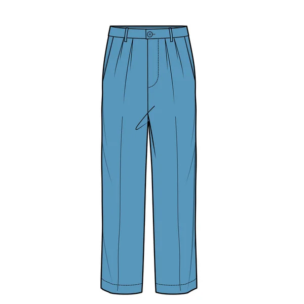 Pantalone Uomo Illustrazione Del Vettore — Vettoriale Stock