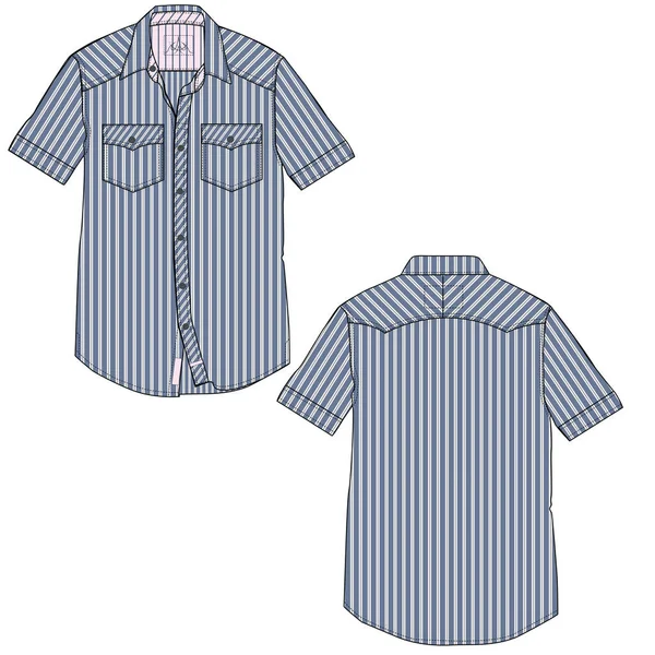 Ilustración Del Vector Camiseta Hombre — Vector de stock