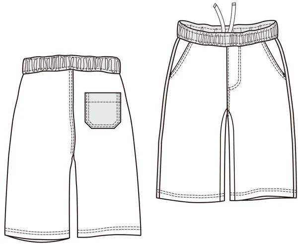 Men Shorts Vector Illustration — 图库矢量图片