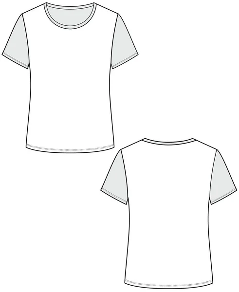 Shirt Plat Illustration Des Vecteurs — Image vectorielle
