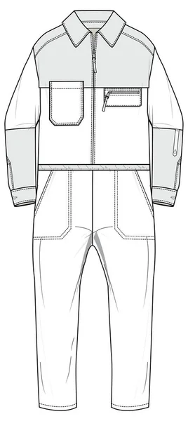Beyaz Sırt Çantasındaki Kayganlaştırıcı Giysisi Vector Bölgesi — Stok Vektör