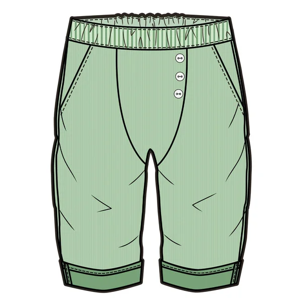 Illustrazione Vettoriale Dei Pantaloni Cordoncino — Vettoriale Stock