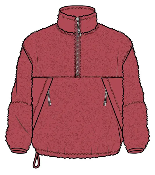 Векторная Иллюстрация Шерстяной Куртки — стоковый вектор