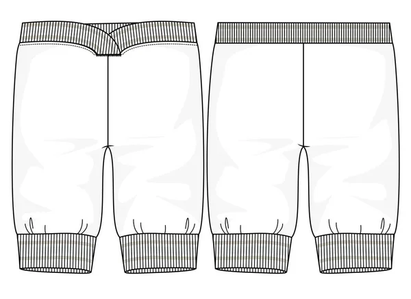 ภาพเวกเตอร ของกางเกงขาส านหล งและด านหน — ภาพเวกเตอร์สต็อก