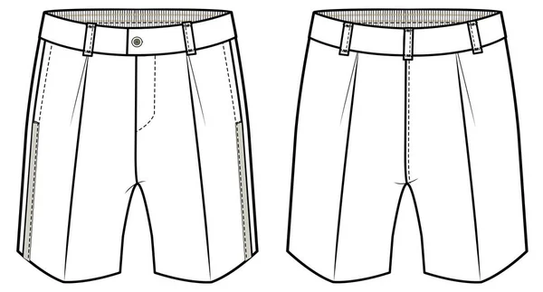 Illustration Technique Mode Shorts — Image vectorielle