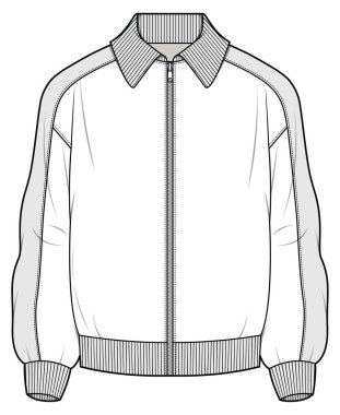 Bir erkek ceketinin vektör çizimi