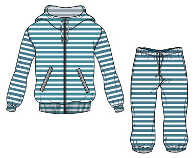 ÇOCUKLAR HODDDIE VE JoGER SAT eşofman üstü VECTOR