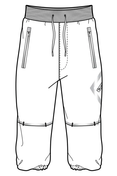 Illustration Vectorielle Pantalon Entraînement — Image vectorielle