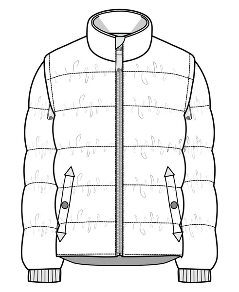 Vector Illustration Sports Jacket — Stock Vector