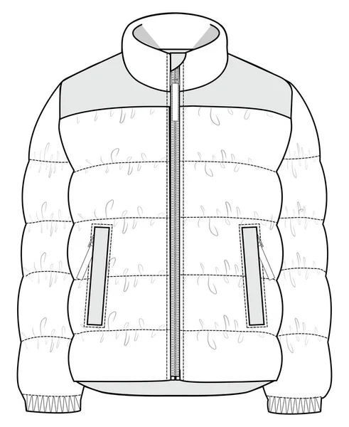 Векторна Ілюстрація Куртки Білому Тлі — стоковий вектор