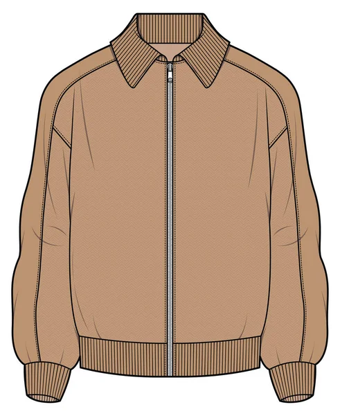 Vektorillustration Der Modernen Jacke — Stockvektor